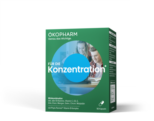 Ökopharm® Wirkkombination für die Konzentration Kapseln 90ST, A-Nr.: 3082116 - 01