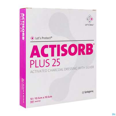 ACTISORB PLUS CHEM 10,5X10,5 10ST, A-Nr.: 4261884 - 02