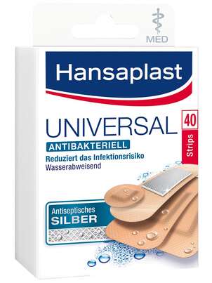 Hansaplast Universal MED antibakteriell Strips 40, A-Nr.: 2843091 - 01