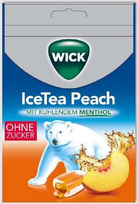 WICK IceTea Peach Btl. zfr. 72g, A-Nr.: 5678327 - 01