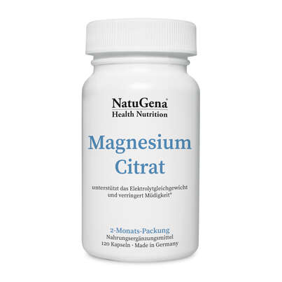 NatuGena Magnesium-Citrat Kapseln, A-Nr.: 5699281 - 01