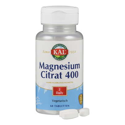 Supplementa Magnesium Citrat 400 mg Tabletten, A-Nr.: 5597818 - 04