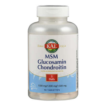 Supplementa MSM Glucosamin Chondroitin Tabletten KAL, A-Nr.: 5597735 - 01