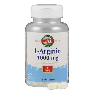 Supplementa L-Arginin 1000 mg Tabletten, A-Nr.: 5598054 - 04