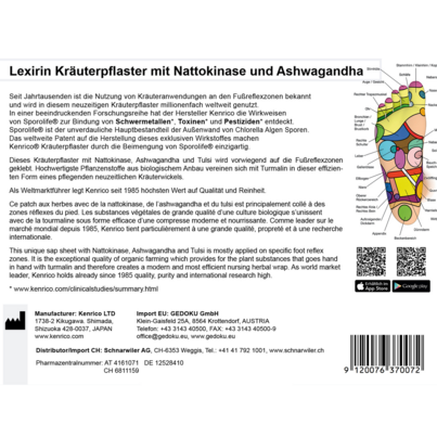 Lexirin Kräuterpflaster mit Nattokinase und Ashwagandha, A-Nr.: 4161071 - 03