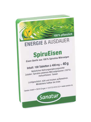 Sanatur SpiruEisen hefefrei Tabletten, A-Nr.: 4258511 - 01