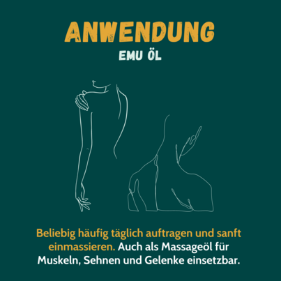 Emu-Öl Dosierflasche + Vitamin E, A-Nr.: 5751082 - 02