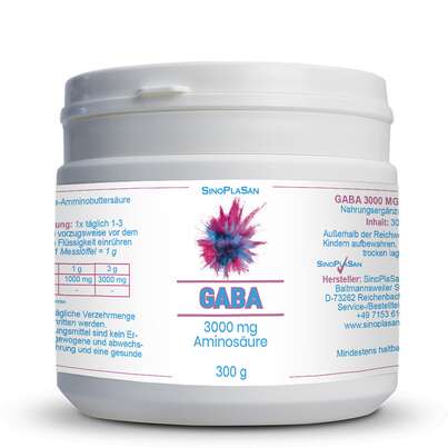 GABA 3000 mg 300 g Pulver, A-Nr.: 5446226 - 01