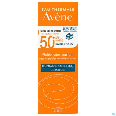 Avène Sonnenfluid Spf 50+ Ohne Duftstoffe 50ml, A-Nr.: 5597178 - 01