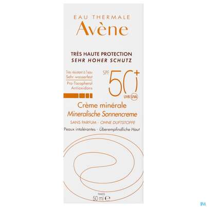 Avène Mineralische Sonnencreme Spf 50+ 50ml, A-Nr.: 2993407 - 01