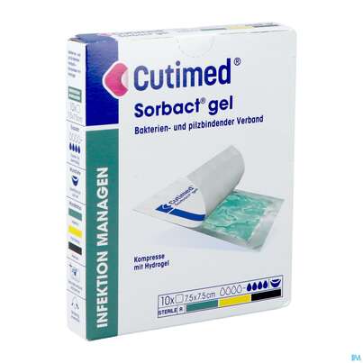 CUTIMED SORB.GEL 7,5X7,5CM 10ST, A-Nr.: 3691482 - 03