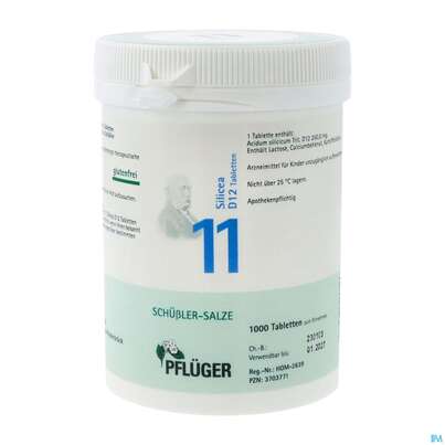 Schuess 11 Silic D12 Pflu Tbl 250g, A-Nr.: 3703771 - 02