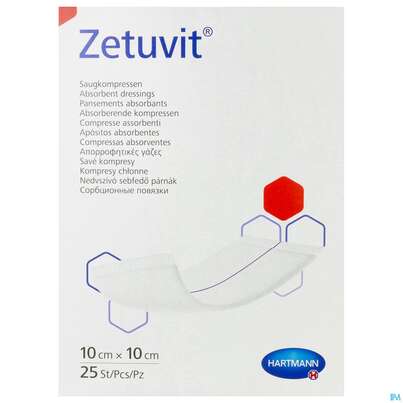 ZETUVIT ST 10X10 25ST, A-Nr.: 1039642 - 01