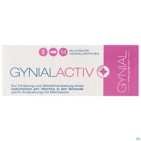 GYNIAL ACTIV VAGINALZAEPFCH. 14ST, A-Nr.: 4367128 - 01